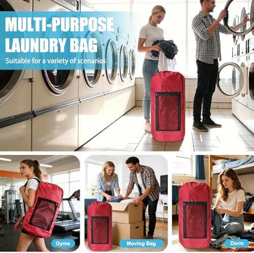 Olosar Laundry Bag Backpack, Extra Large Travel Laundry Bag - Image 7