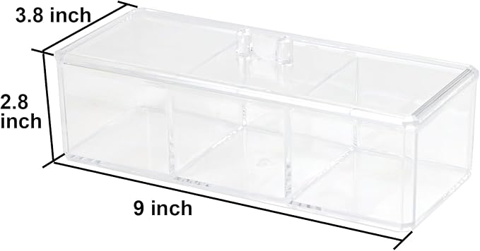 ZEXALOR Clear Bathroom Dresser Organizer - Image 3