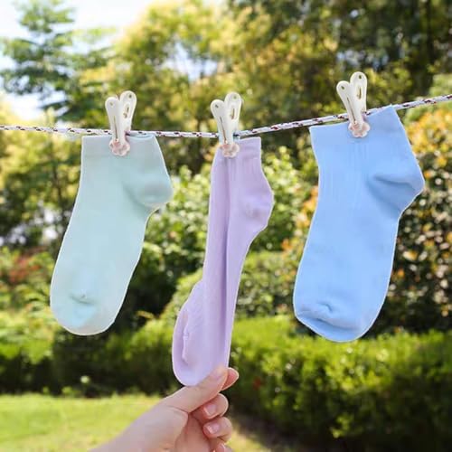 24Pcs Cute Paw Print Plastic Clothespins - Image 2