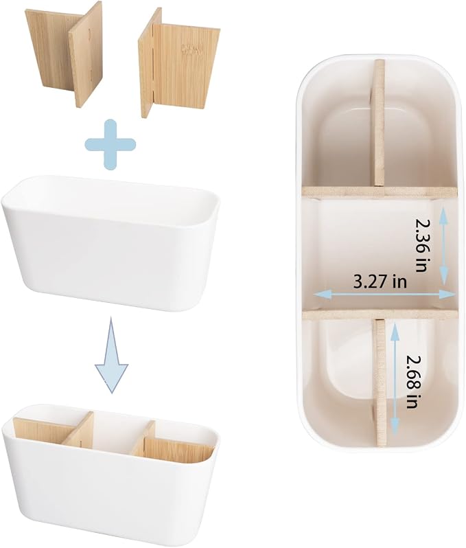 Toothbrush Holders Electric Tooth Brush and Toothpaste Organizer, 5 Slots - Image 4