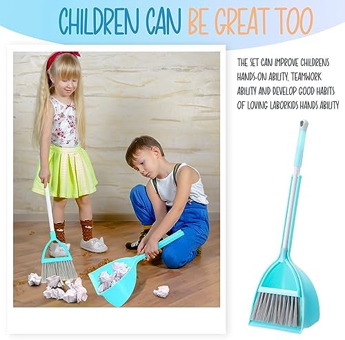 Roshtia 2 Pcs Mini Broom and Dustpan Set - Image 5
