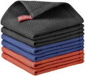 Nialnant 6 Pack Kitchen Towels, 100% Cotton, 12x12 Inches by Nialnant