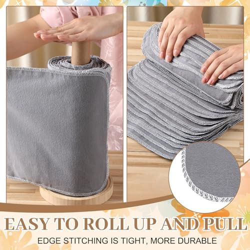 36 Pack Reusable Paper Towels Roll Cleaning Cloth - Image 3