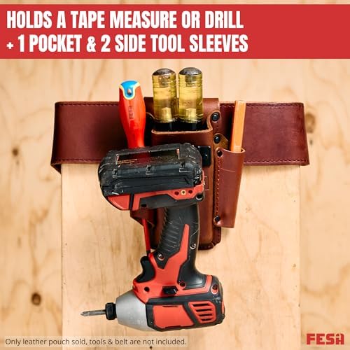 FESA Small Leather Tool Pouch - Image 4