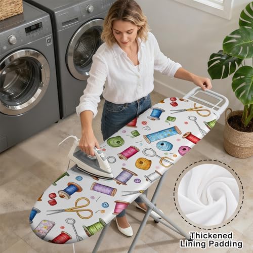 Ironing Board Cover 15"x54"，Standard Ironing Board Replacement Cover，Easy Fit - Image 5