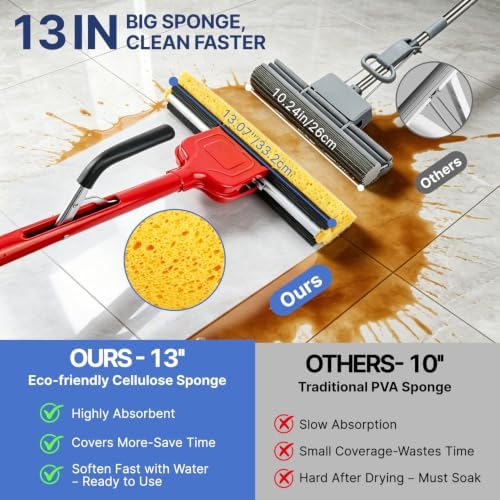 Commercial Sponge Mop for Floor Cleaning - Image 4