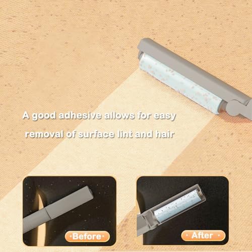Mini Reusable Lint Roller 6 Pack, Washable Sticky Gel Lint Remover - Image 3