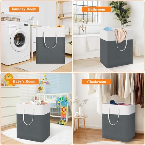 TasticTotes Laundry Basket 3-Pack, Laundry Hamper - Image 5
