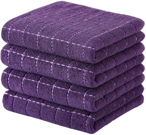 Kitinjoy 100% Cotton Terry Kitchen Towels, 13”x 28” by Kitinjoy