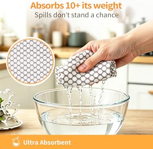 Viraelive Microfiber Cleaning Cloth Roll, 50 Sheets - Image 4