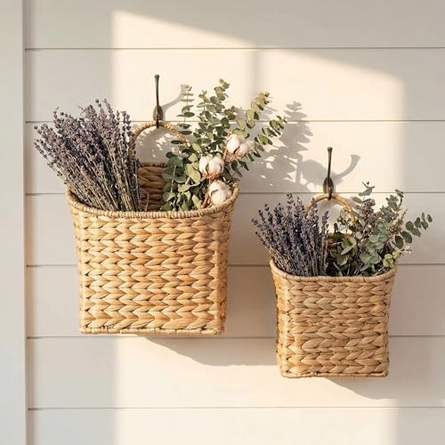 Woven Hanging Basket, Wall Hanging Baskets - Image 3
