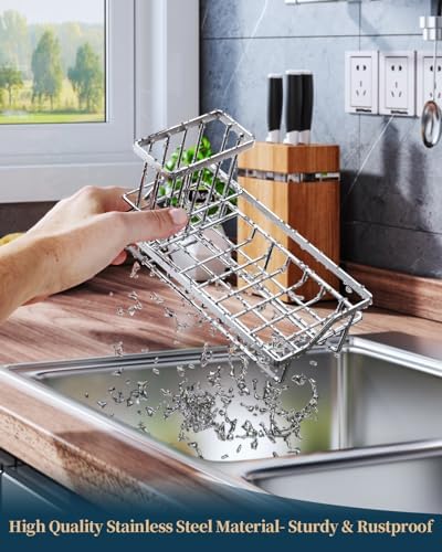 Consumest Sink Caddy, Kitchen Sponge Holder - Image 5