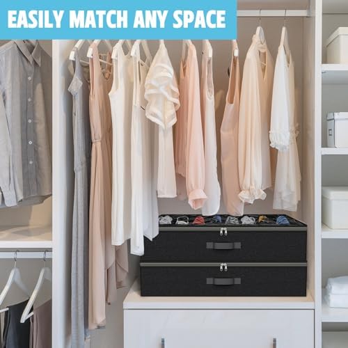 Under Bed Shoe Storage Organizer - Image 6