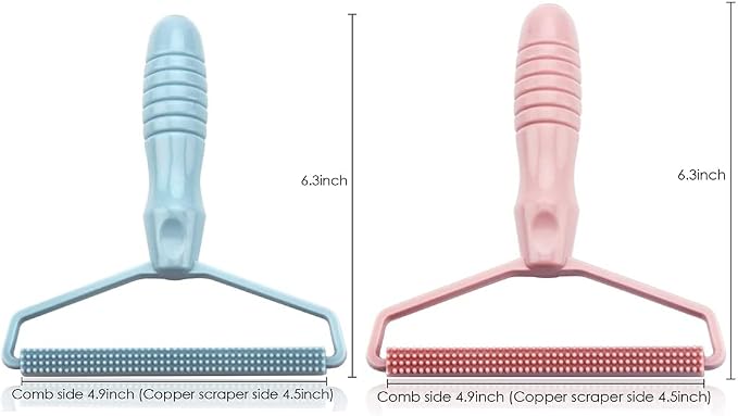 2 Pack Portable Lint Remover, Manual Fabric Shaver, Reusable Pet Hair Remover - Image 6
