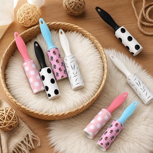 12 Pcs Mini Lint Rollers with Electrostatic Adsorption - Image 4