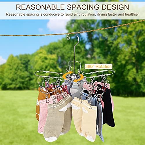 Foldable Clothes Drying Rack Stainless Steel Clothes Drying Hanger - Image 2