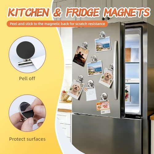 VNDUEEY 50 Pack Fridge Magnets Refrigerator Magnets, Strong Magnetic Clips - Image 5