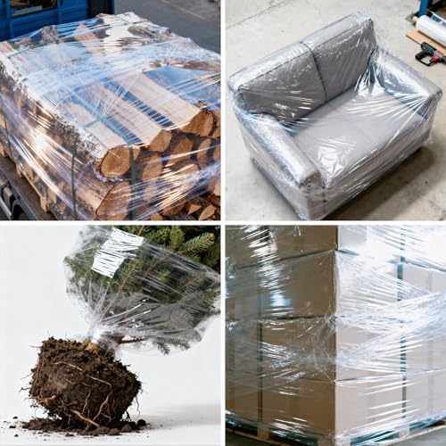 Stretch Wrap Film Moving Wrapping Plastic Roll Shrink Wrap Roll - Image 6
