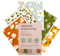 Swedish Dishcloths, Super Absorbent Multi-Surface Cleaning Cloths, 80% Cellulose by MosJos