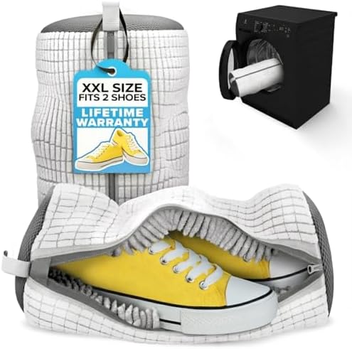 2 Pcs Reusable Shoe Washing Machine Bag, XXL by Lagarto