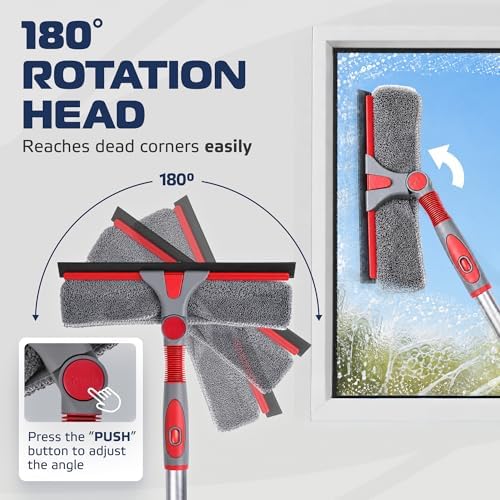 DSV Standard 2-in-1 Window Cleaning Squeegee Kit - Image 5