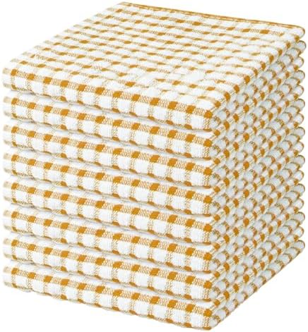 Nialnant 8 Pcs Kitchen Dish Rags, 100% Cotton Kitchen Towels by Nialnant