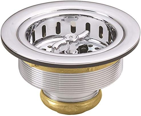 Westbrass A213-26 3-1/2" Wing Nut Twist Style Large Kitchen Sink Basket Strainer by Westbrass