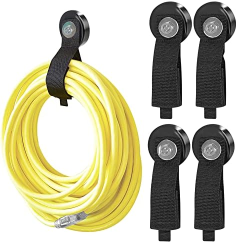 JEEJINYAN® 4 PCS Heavy Duty Magnetic Hooks, Magnetic Garage Hooks, Magnetic by JEEJINYAN