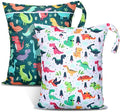 Shappy 2 Pack Wet Dry Bag Travel Laundry Waterproof, Dinosaur Style by Shappy