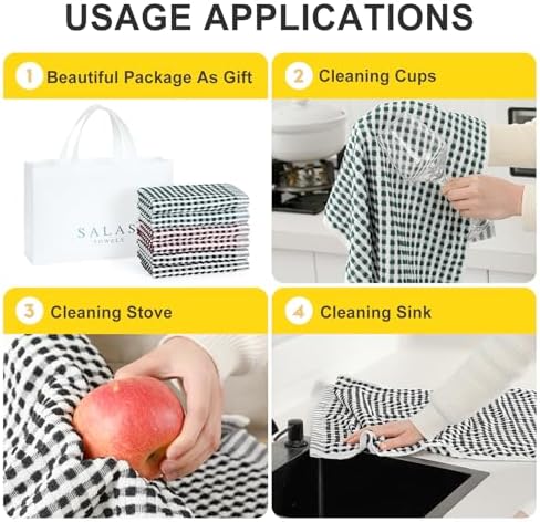 SALAS Cotton Dish Towels Cloths - Image 5
