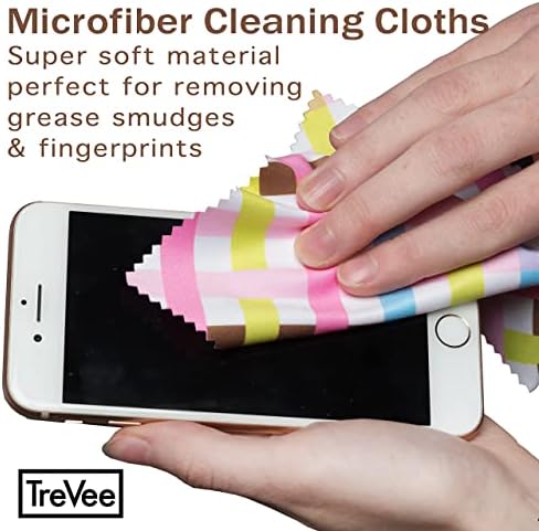 10 Pack Cute Geo-Design Multicolor Microfiber Cleaning Cloths - Image 4