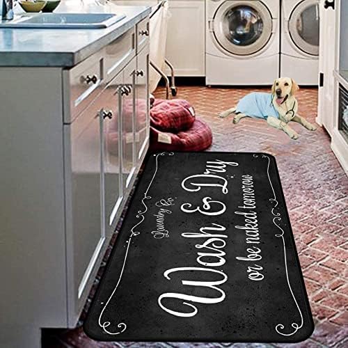 Laundry Room Long Mat Area Rug Non-Slip Floor Mat Waterproof Farmhouse Carpet - Image 5