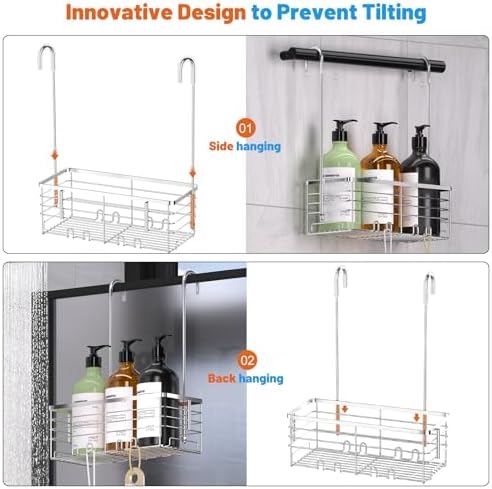 YUOROS 304 Stainless Steel Shower Caddy Hanging - Image 5