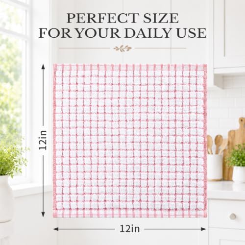 Homaxy 12 Pack Terry Kitchen Dish Cloths - Image 3