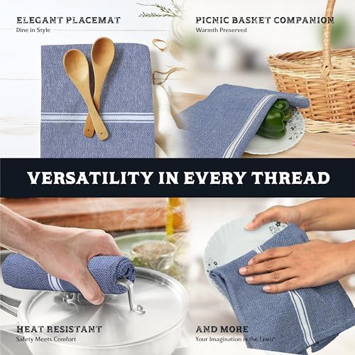 TEXAS LINEN CO. Cotton Kitchen Towels 6 Pack - Image 7