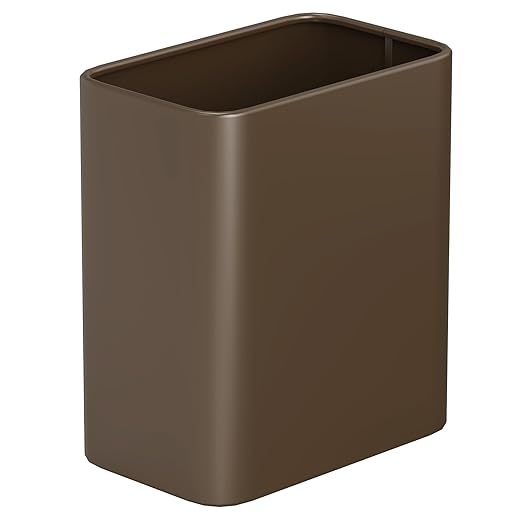 Cesun Small Bathroom Trash Can, 2.1 Gallons, Under Sink Wastebasket, Stainless by Cesun