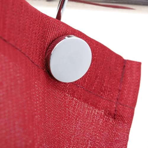 Silver Chrome Shower Curtain Hooks: Rust Proof Metal Curtain Rings - Image 5