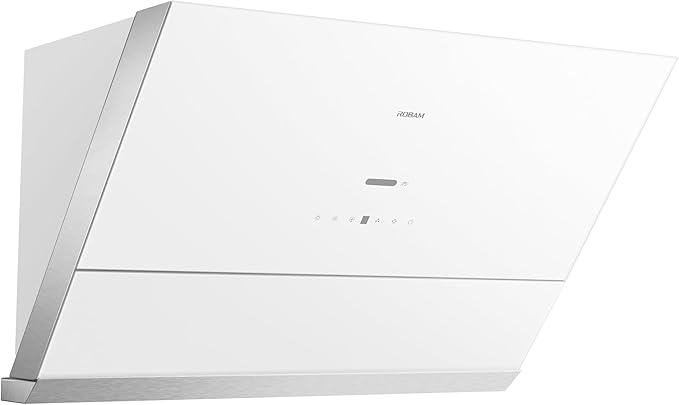 ROBAM Under Cabinet or Wall Mount Kitchen Range Hood 30" R-Max3 White, 1200CFM Auto-Adjust Speed Control with LED Lights Vent Hood, Fingerprint Resistance and R-Link Tech