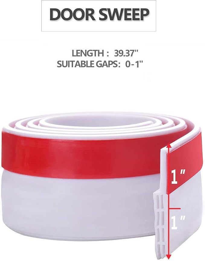 Suptikes Door Draft Stopper Under Door Sweep - Image 6