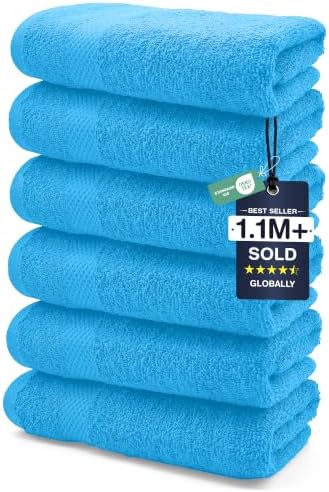 DAN RIVER 6-Pack Premium Hand Towels by DanRiver