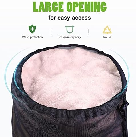 OTraki 20x24 inch Mesh Laundry Bags 2 Pack Fine Mesh Heavy Duty Drawstring Bag - Image 4