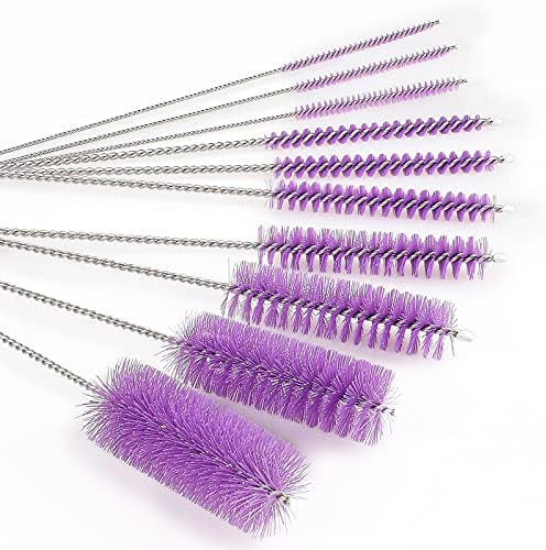CiaraQ Bottle Cleaning Brushes, 8 Inch Nylon Tube Brush Set - Image 6
