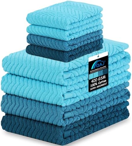 100% Cotton Kitchen Towels and Dishcloths Set by Unknown