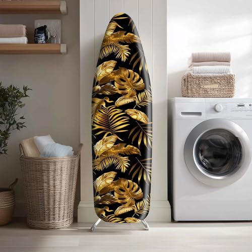 HOMETITUTE Spring Purple Floral Ironing Board Cover Stretch Fabric - Image 2