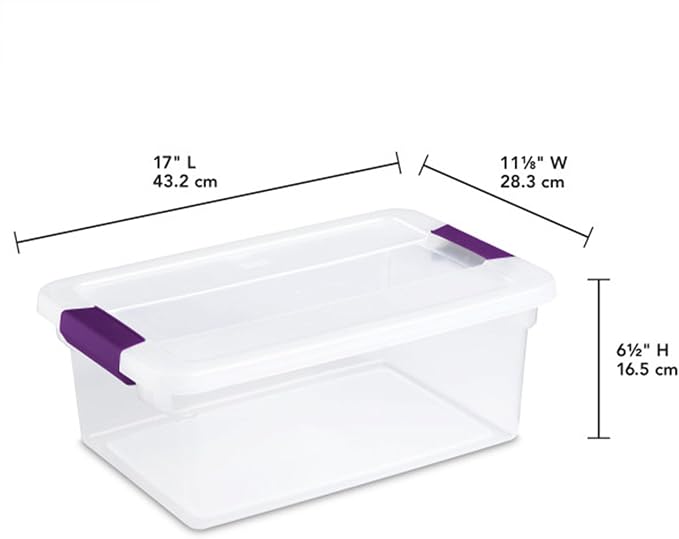 Sterilite ClearView Latch Boxes, Storage Bins - Image 3