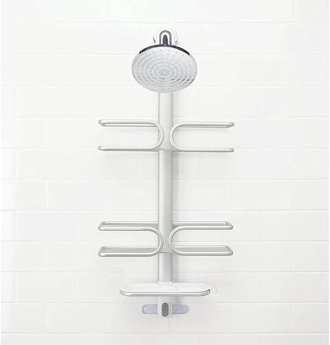 OXO Good Grips 3-Tier Aluminum Shower Caddy - Image 8