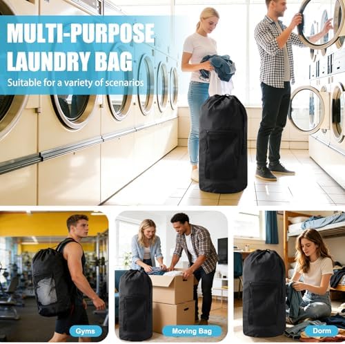 Laundry Bag Backpack, Olosar 2PCS Extra Large Travel Laundry Bag - Image 7