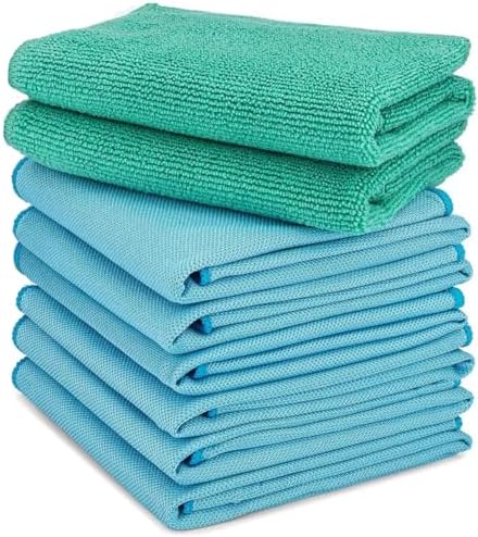 Longmann Microfiber Glass Cleaning Cloths | Streak Free Windows & Mirrors | by Longmann