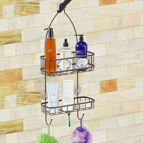 Simple Houseware Bathroom Hanging Shower Head Caddy Organizer - Image 5