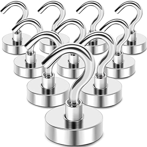 MIKEDE Magnetic Hooks Heavy Duty 30Lbs Neodymium Magnets by MIKEDE